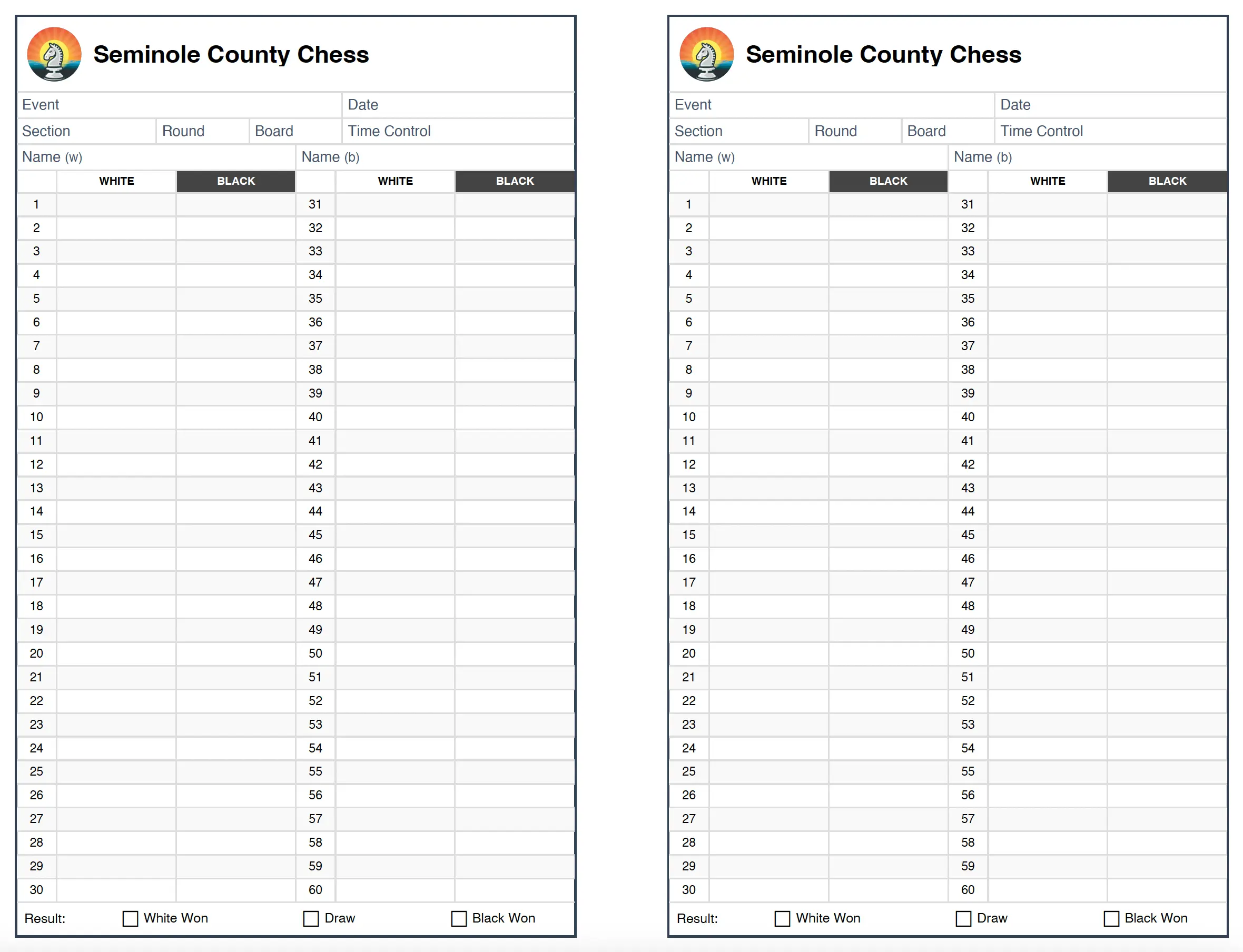 Chess Team Sheet.pdf Chess Nut
